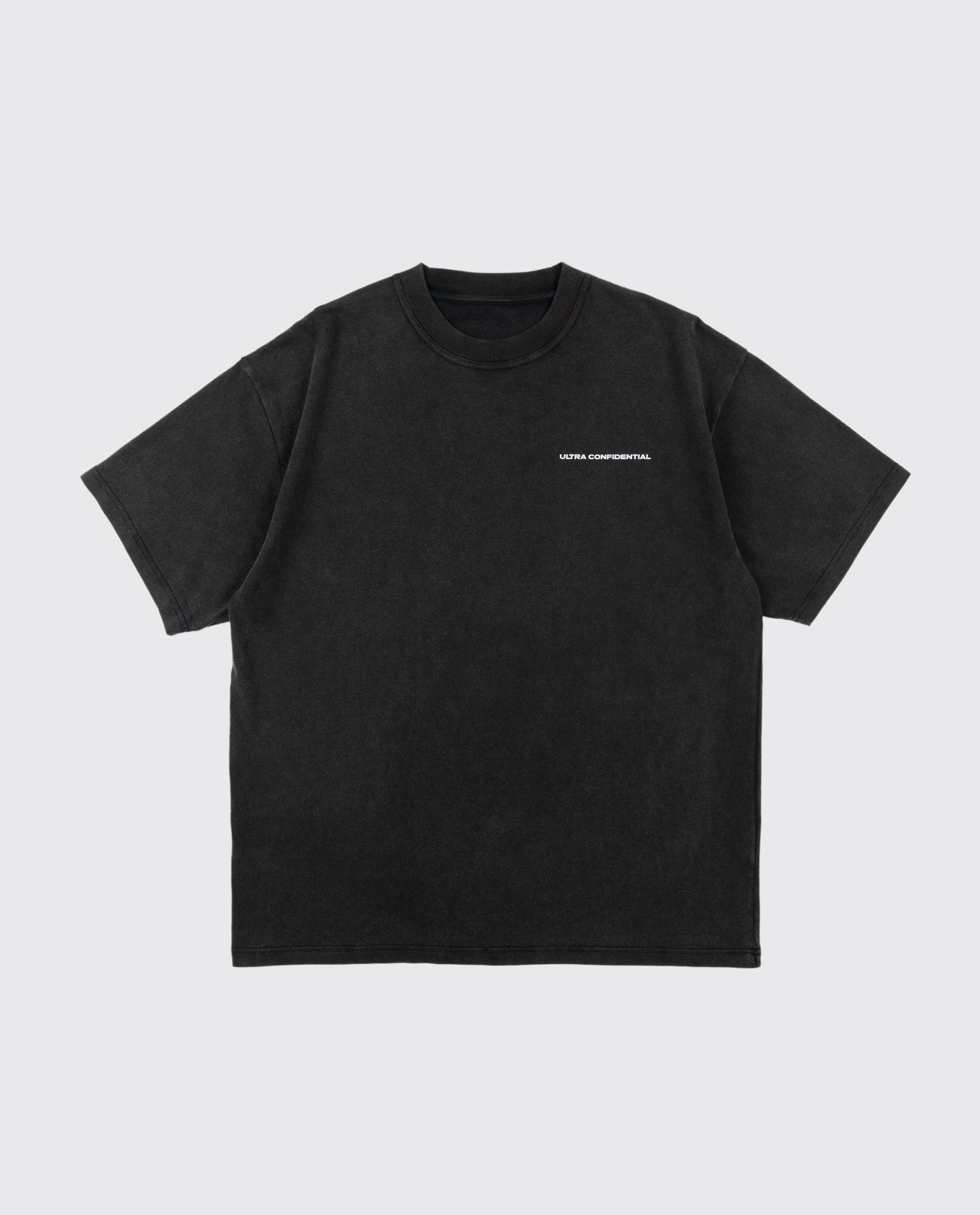 T-Shirt - Ultra Confidential - Washed Black