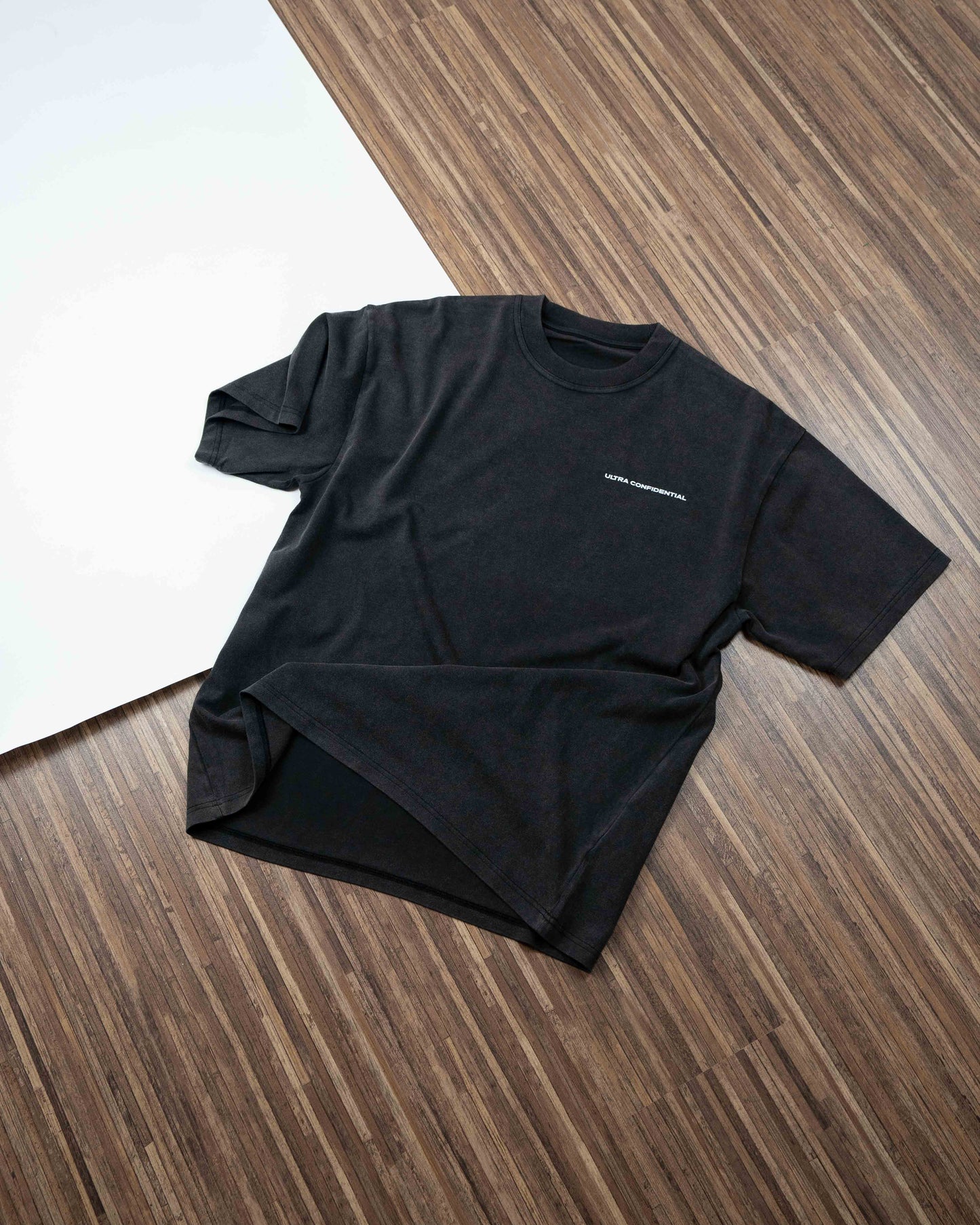 T-Shirt - Ultra Confidential - Washed Black