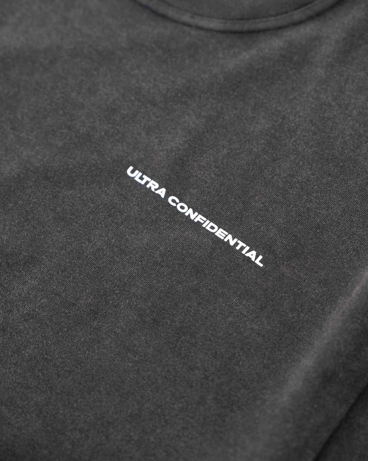 T-Shirt - Ultra Confidential - Washed Black